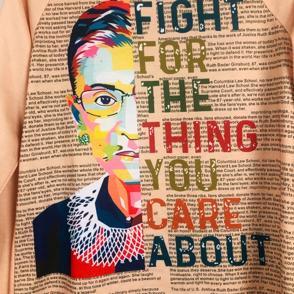 Ruth Bader Ginsburg Rbg Women's Graphic Tee Sz Me… - image 2